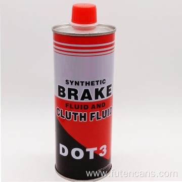 Brake Fluid Oil Packaging Tin Can